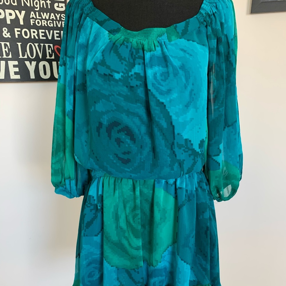 Watercolor flower print Express Summer Dress